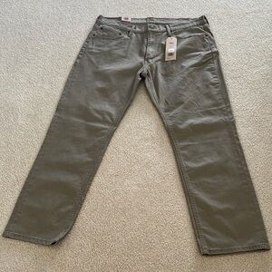 Levi's Men’s Taupe Stretch Denim Jeans 36x32 NWT